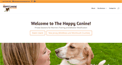 Desktop Screenshot of happycaninesi.com