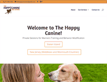 Tablet Screenshot of happycaninesi.com